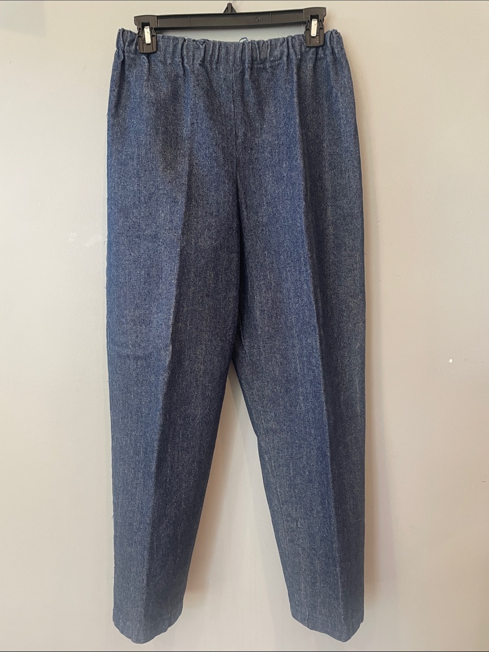 Classic Blue Women's Jeans handmade with elastic waist like new -80’s